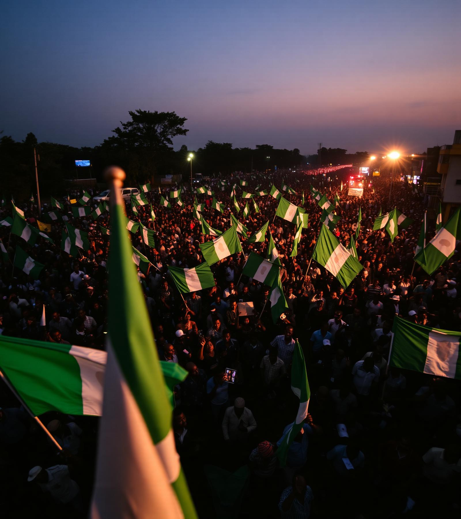Movement gathering — 50,000+ citizens